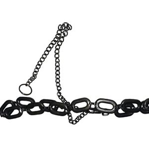 Vintage Gunmetal chain belt